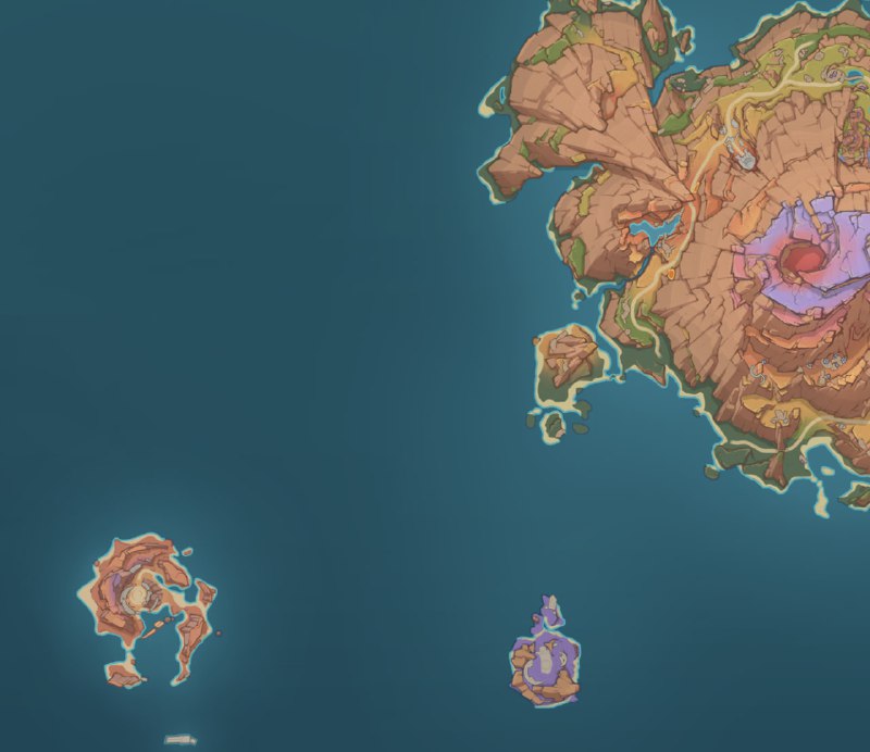 「原 5.6v1」😘 新地图：西南一个小岛「GI 5.6v1」😘 New Map: 1 island to the southwest#原神 #GI