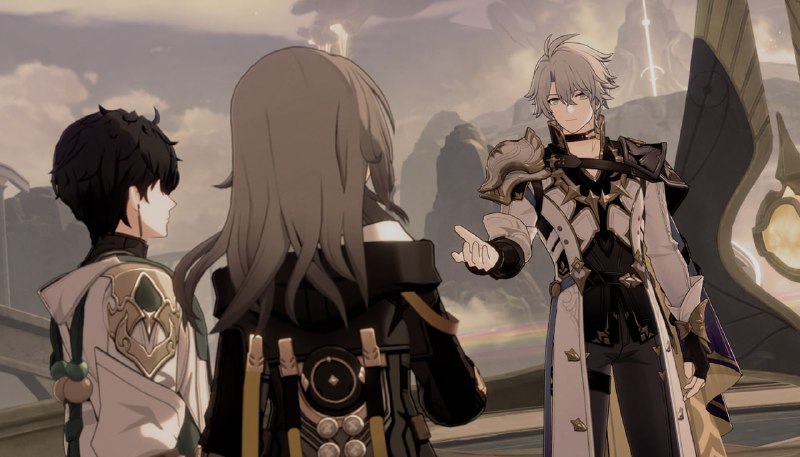 「铁 3.6」😋 主线流程期间的图片过场展示#妮可少女 #星穹铁道「HSR 3.6」😋 Pictures shown on the screen during the story#HomDGCat #HSR