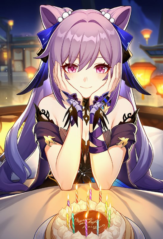 😘 距离刻晴生日还有 5 天「我们虽然只是渺小的人类，但也要好好努力，让生日的主角感到自己是被爱着的才行」刻晴：说什么哪，明明我也是人类（x