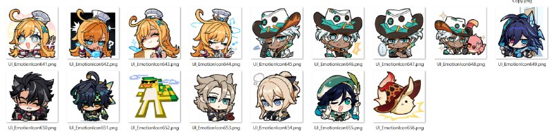 「原 5.7」😘 新增表情#妮可少女 #原神「GI 5.7」😘 New emotes[HomDGCat] #GI
