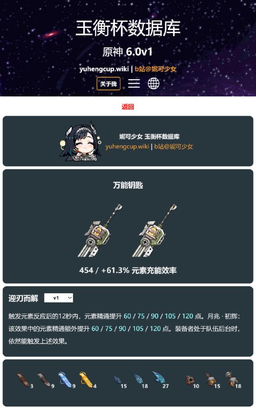 「原 6.0v1」😘 9把新武器（2限五+5锻造+1活动四星+1世界任务）#妮可少女 #原神homdgcat.wiki/gi/char