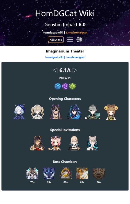 「GI 6.1」😘 Imaginarium Theater#HomDGCat #GIhomdgcat.wiki/gi/maze