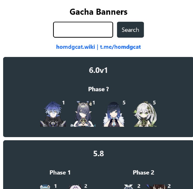 「原 6.0v1」😘 卡池信息#妮可少女 #原神homdgcat.wiki/gi/banner「GI 6.0v1」😘 Banner Data#HomDGCat #GIhomdgcat.wiki/gi/banner