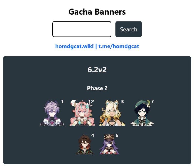 「原 6.2v2」😘 卡池信息#妮可少女 #原神homdgcat.wiki/gi/banner「GI 6.2v2」😘 Banner Data[HomDGCat] #GIhomdgcat.wiki/gi/banner