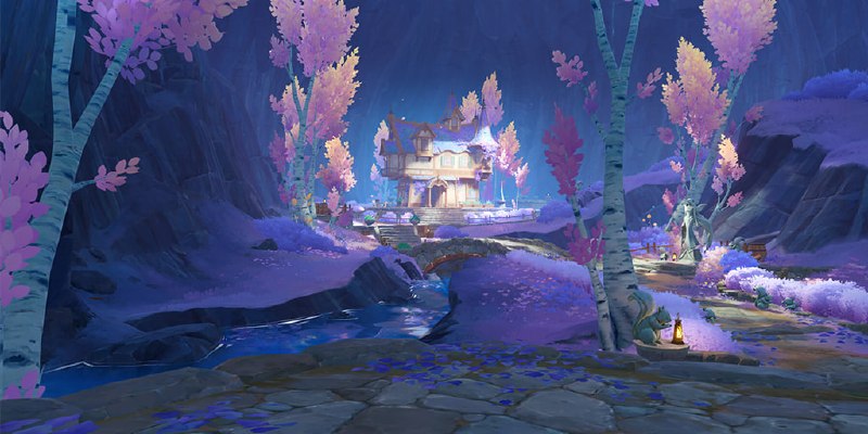 「原 6.3v1」😘 新地图景色#妮可少女 #原神「GI 6.3v1」😘 New Map Scenery#HomDGCat #GI