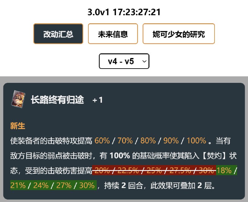 「铁 2.7v5」😋 光锥改动#妮可少女 #星穹铁道homdgcat.wiki/sr/change