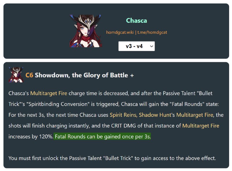 「GI 5.2v4」Chasca no changes[HomDGCat] #GIhomdgcat.wiki/gi/char/104