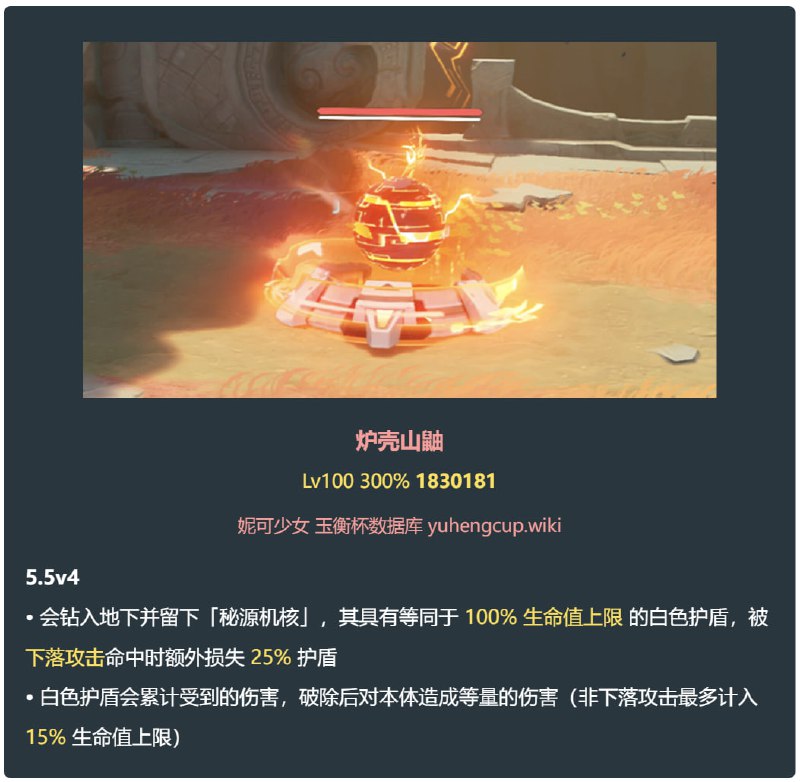 「原 5.5v4」😘 v4新精英机制妮可少女 #原神homdgcat.wiki/gi/monster