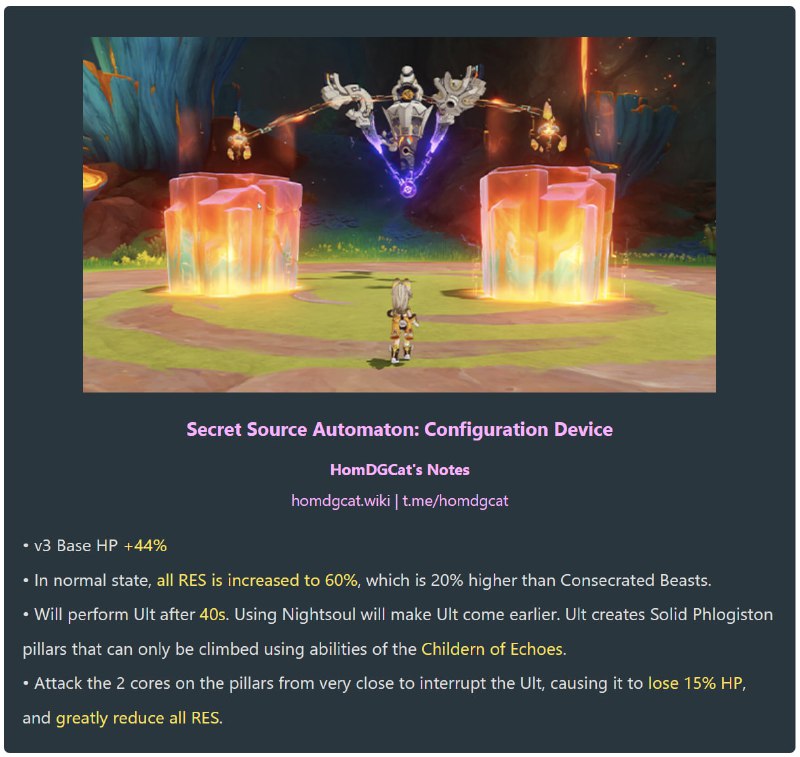 「GI 5.1v3」New Boss change (Xilonen mat)#HomDGCat #GIhomdgcat.wiki/gi/monster/40902• Base HP +44%• Loses 15% HP when weakened
