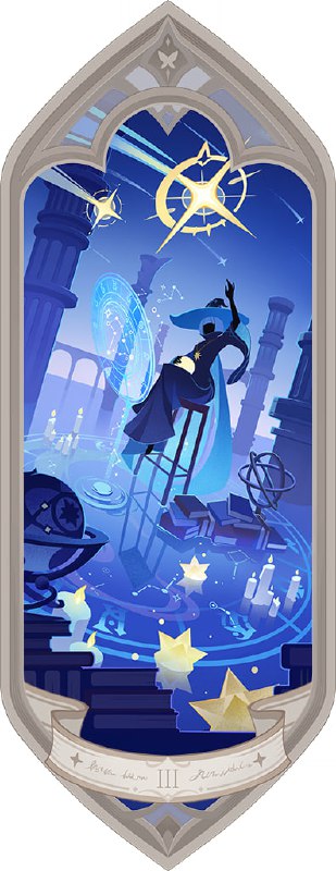 「原 6.0v1」😘 幻想真境剧诗塔罗牌：17~22#妮可少女 #原神「GI 6.0v1」😘 Imaginarium Theater Tarot Cards: 17~22#HomDGCat #GI