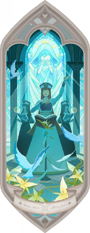 「原 6.0v1」😘 幻想真境剧诗塔罗牌：1~8#妮可少女 #原神「GI 6.0v1」😘 Imaginarium Theater Tarot Cards: 1~8#HomDGCat #GI