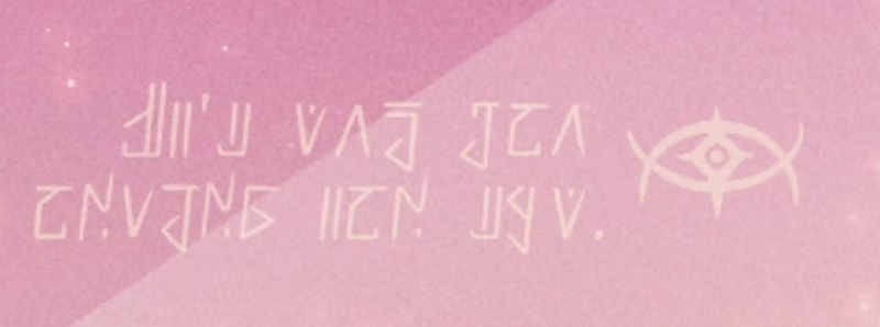 风堇立绘上的文字：你曾经治愈了天空It's you whohealed the sky.The words on Hyacine's art.