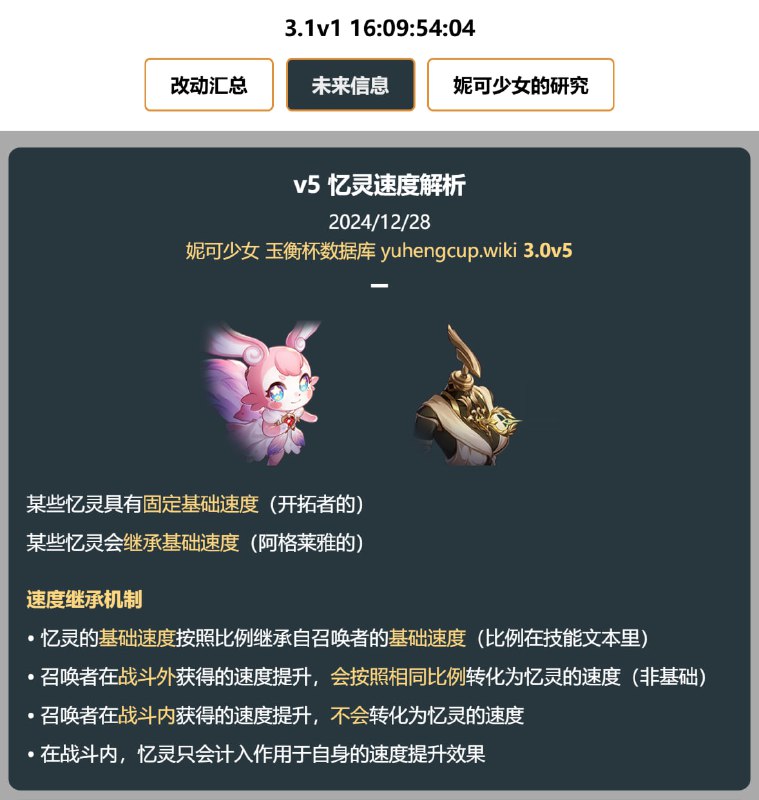 「铁 3.0v5」😘 v5 忆灵速度解析#妮可少女 #星穹铁道homdgcat.wiki/sr/future解析了阿格莱雅的忆灵继承的是基础速度还是局内速度问题（其实都不是）