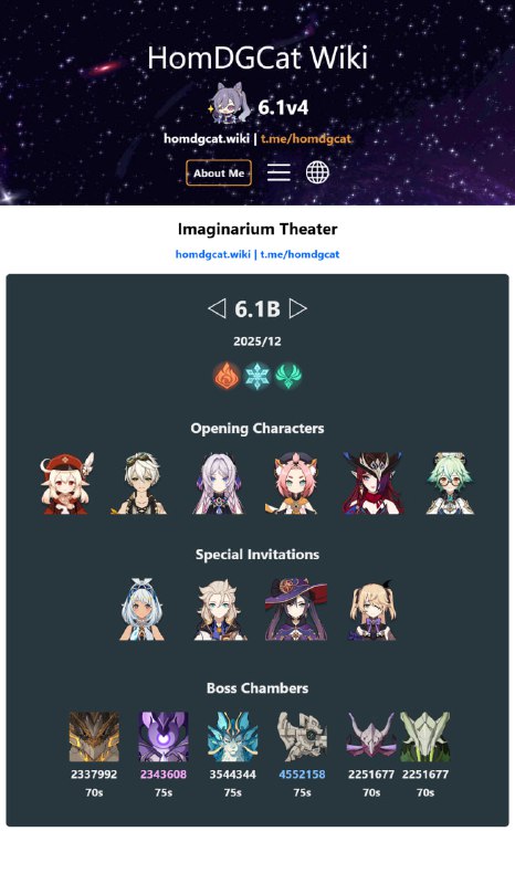 「原 6.1v4」😘 6.1B剧诗血量#妮可少女 #原神homdgcat.wiki/gi/maze「GI 6.1v4」😘 6.1B Imaginarium Theater HP#HomDGCat #GIhomdgcat.wiki/gi/maze