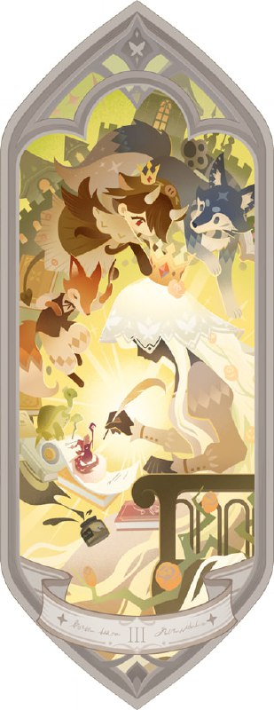 「原 6.0v1」😘 幻想真境剧诗塔罗牌：1~8#妮可少女 #原神「GI 6.0v1」😘 Imaginarium Theater Tarot Cards: 1~8#HomDGCat #GI