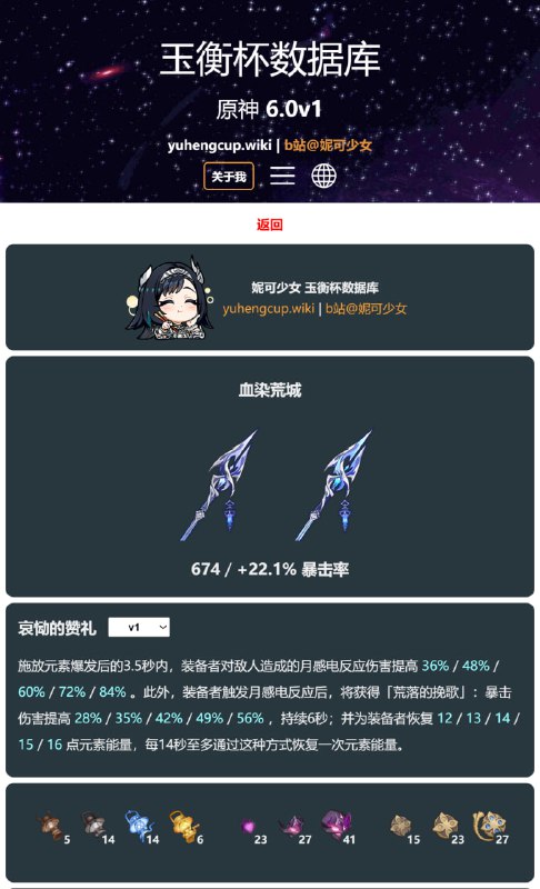 「原 6.0v1」😘 9把新武器（2限五+5锻造+1活动四星+1世界任务）#妮可少女 #原神homdgcat.wiki/gi/char