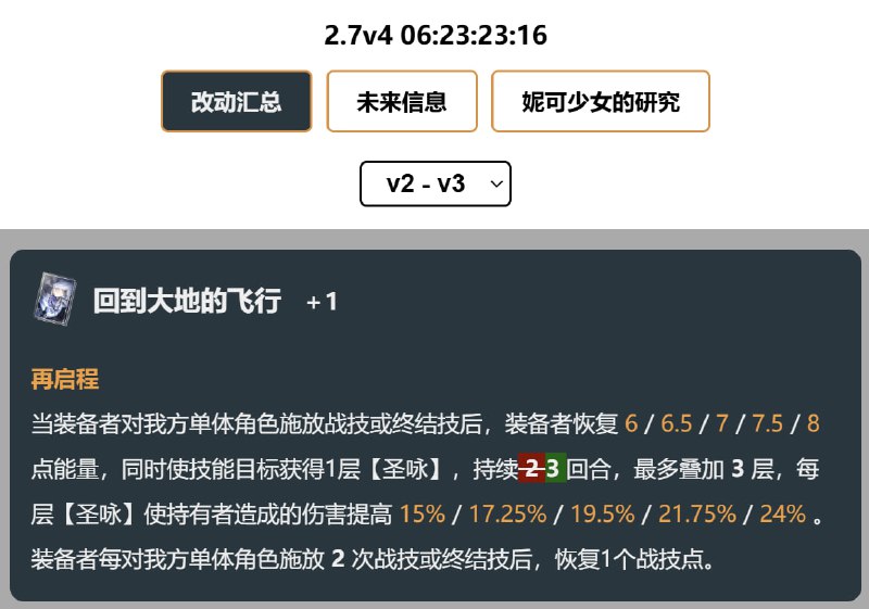 「铁 2.7v3」😋 光锥改动#妮可少女 #星穹铁道homdgcat.wiki/sr/change
