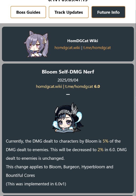 「原 6.0」🥹 绽放自伤削弱#妮可少女 #原神homdgcat.wiki/gi/future「GI 6.0」🥹 Bloom Self DMG Nerfed#HomDGCat #GIhomdgcat.wiki/gi/future